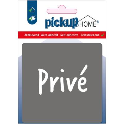 Deco route acryl prive grijs - Pickup