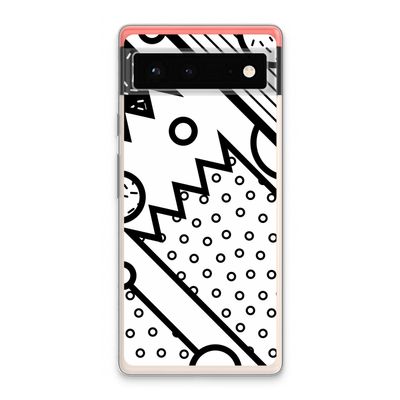 Pop Art #4: Google Pixel 6 Transparant Hoesje