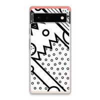 Pop Art #4: Google Pixel 6 Transparant Hoesje