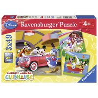 Ravensburger puzzel Disney iedereen houdt van Mickey - 3 x 49 stukjes - thumbnail
