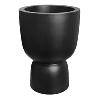 Bloempot Pure Coupe 41 cm Zwart Black Elho Pot - thumbnail