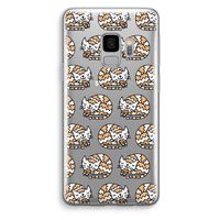 Slapende poes: Samsung Galaxy S9 Transparant Hoesje Slapende poes: Samsung Galaxy S9 Transparant Hoesje