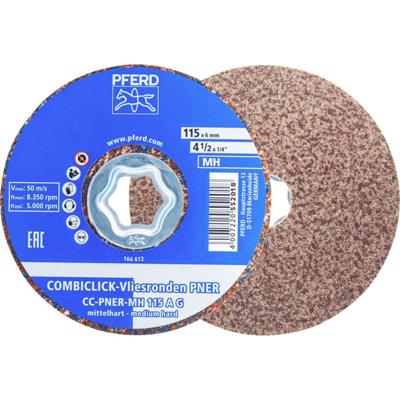 PFERD TOOLS 47700202 PAARD COMBICLICK geperste vliesronde CC PNER Ø 115 mm middelhard A grof voor finish  115 mm 5 stuk(s)