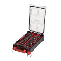 Milwaukee ShockWave™ Krachtdoppenset 1/2" Vierkant | Lang | in PACKOUT™ | 16-delig - 4932480943