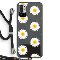 Margrietjes: Xiaomi Redmi Note 10 5G Transparant Hoesje met koord