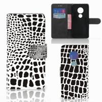 Motorola Moto G7 Play | Telefoonhoesje | Met pasjeshouder | Slangenprint