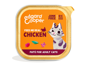 Edgard & Cooper kip paté kat natvoer kuipjes 16 x 85gr