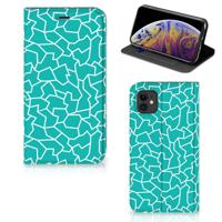Apple iPhone 11 | Bookcase | Cracks Blue