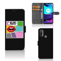 Motorola Moto E20 | E30 | E40 Wallet Case met Pasjes Popart Princess