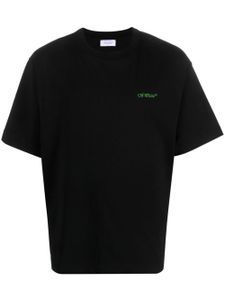 Off-White t-shirt à logo brodé - Noir