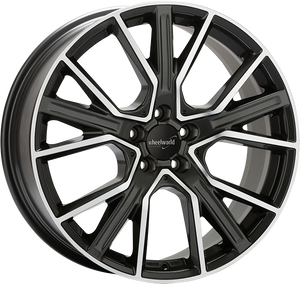 WHEELWORLD WH34 Donker antraciet gepolijst