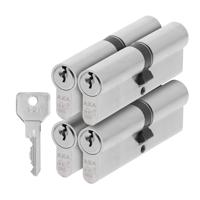 AXA AXA Security SKG** dubbele veiligheidscilinder verlengd gelijksluitend (4x) 45-50 mm - vernikkeld
