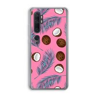 Kokosnoot roze: Xiaomi Mi Note 10 Pro Transparant Hoesje Kokosnoot roze: Xiaomi Mi Note 10 Pro Transparant Hoesje