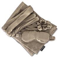 RoyalTextile - Beauty Slaapset 4-delig - Taupe - Default Title RoyalTextile - Beauty Slaapset 4-delig - Taupe - Default Title