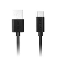 USB Type-A Male to USB-C Male Cable,2m, Black,QC3.0 & 3A Output Support