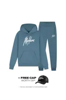 Malelions Essentials Trainingspak Kids Blauw - Maat 128 - Kleur: Blauw | Soccerfanshop