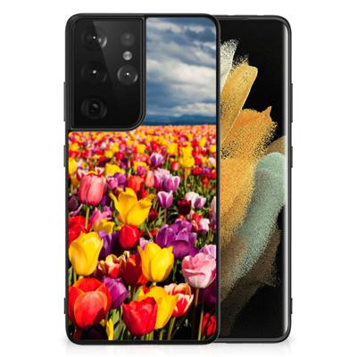 Samsung Galaxy S21 Ultra Bloemen Hoesje Tulpen