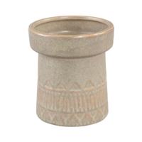 PTMD bloempot rail hoog m lichtbruin 14 cm | 12 stuks