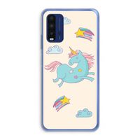 Vliegende eenhoorn: Xiaomi Redmi 9T Transparant Hoesje