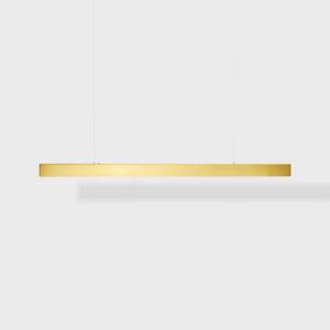 Anour I Model Cordless Aura Hanglamp - 100 cm - Geborsteld messing