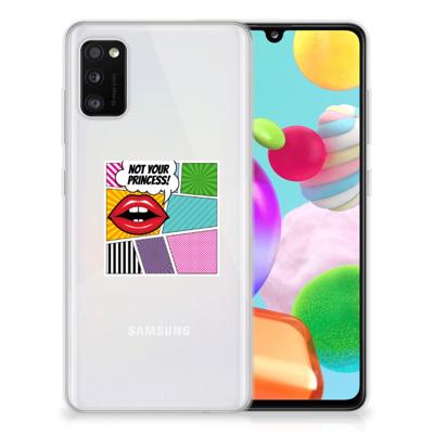 Samsung Galaxy A41 | Sillicone Back Cover | Popart Princess