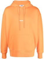 MSGM hoodie à logo imprimé - Orange