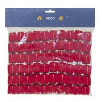 Mini cadeautjes op stekers - 60x -?rood - 2,5 x 2,5 cm - kerststukje decoratie instekers