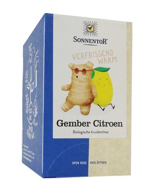 Sonnentor Gember Citroen Kruidentheezakjes