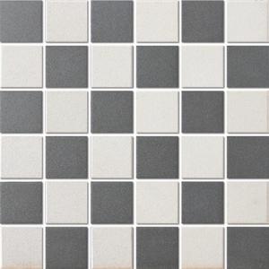 The Mosaic Factory London Mozaiek Tegel Vierkant - Schaakbord Porselein Ongeglazuurd, R11 309x309 mm