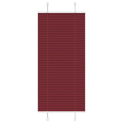 Pliss rolgordijn 65x150 cm stofbreedte 64,4 cm bordeauxrood