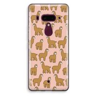 Alpacas: HTC U12+ Transparant Hoesje