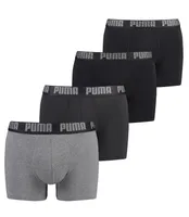 Puma 4-pack Heren Boxershort - Black / Grey - thumbnail