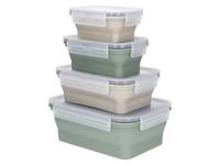 SILVERCREST Opvouwbare vershoudbakjes of lunchbox (Rechthoekig 4-delig)