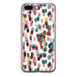 Tropical Dots: iPhone 8 Plus Transparant Hoesje