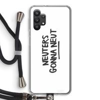 Neuters: Samsung Galaxy A32 5G Transparant Hoesje met koord