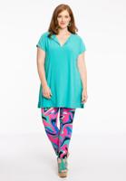 Yoek Pantalon Loretta&apos;s Xtra slim | Turquoise | Maat 58/60