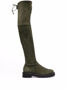 Stuart Weitzman bottines Lowland Lift en daim - Vert