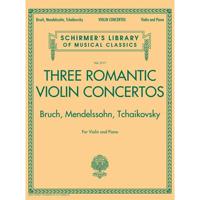 G. Schirmer - Three Romantic Violin Concertos - thumbnail