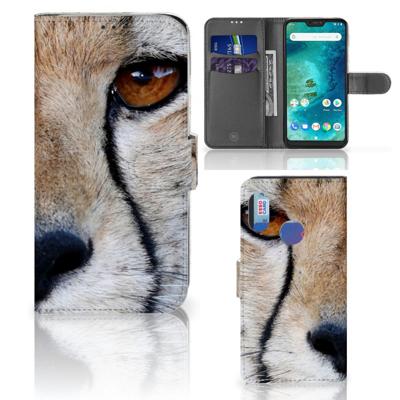 Xiaomi Mi A2 Lite | Telefoonhoesje | Met pasjeshouder | Cheetah