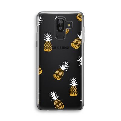 Ananasjes: Samsung Galaxy J8 (2018) Transparant Hoesje