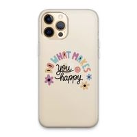 Happy days: iPhone 13 Pro Max Transparant Hoesje