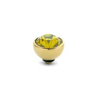 Melano Twisted Basic CZ Steentje Yellow | Goud Melano Twisted Basic CZ Steentje Yellow | Goud