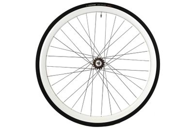 Santafixie 30mm Achterwiel + Binnenband + Band - Wit Santafixie 30mm Achterwiel + Binnenband + Band - Wit