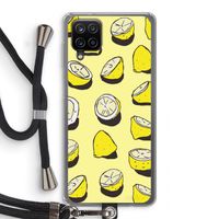 When Life Gives You Lemons...: Samsung Galaxy A12 Transparant Hoesje met koord