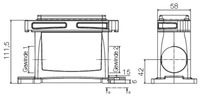 Weidmüller HDC IP68 16B SS 2M40 1081370000 Socketbehuizing 1 stuk(s) - thumbnail