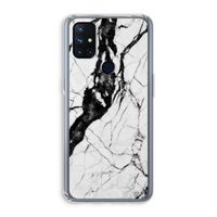Witte marmer 2: OnePlus Nord N10 5G Transparant Hoesje