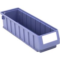 437315 Stellingbak Geschikt voor levensmiddelen (b x h x d) 117 x 90 x 400 mm Blauw 16 stuk(s) - thumbnail