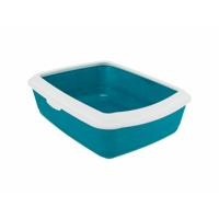 Kattenbak Trixie Classic Blauw Wit Plastic 37 × 15 × 47 cm