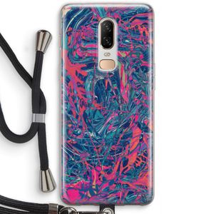 Sleeping Dreams: OnePlus 6 Transparant Hoesje met koord