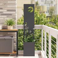 Tuinplant met Decoratief Paneel Zwart 32 x 140 cm